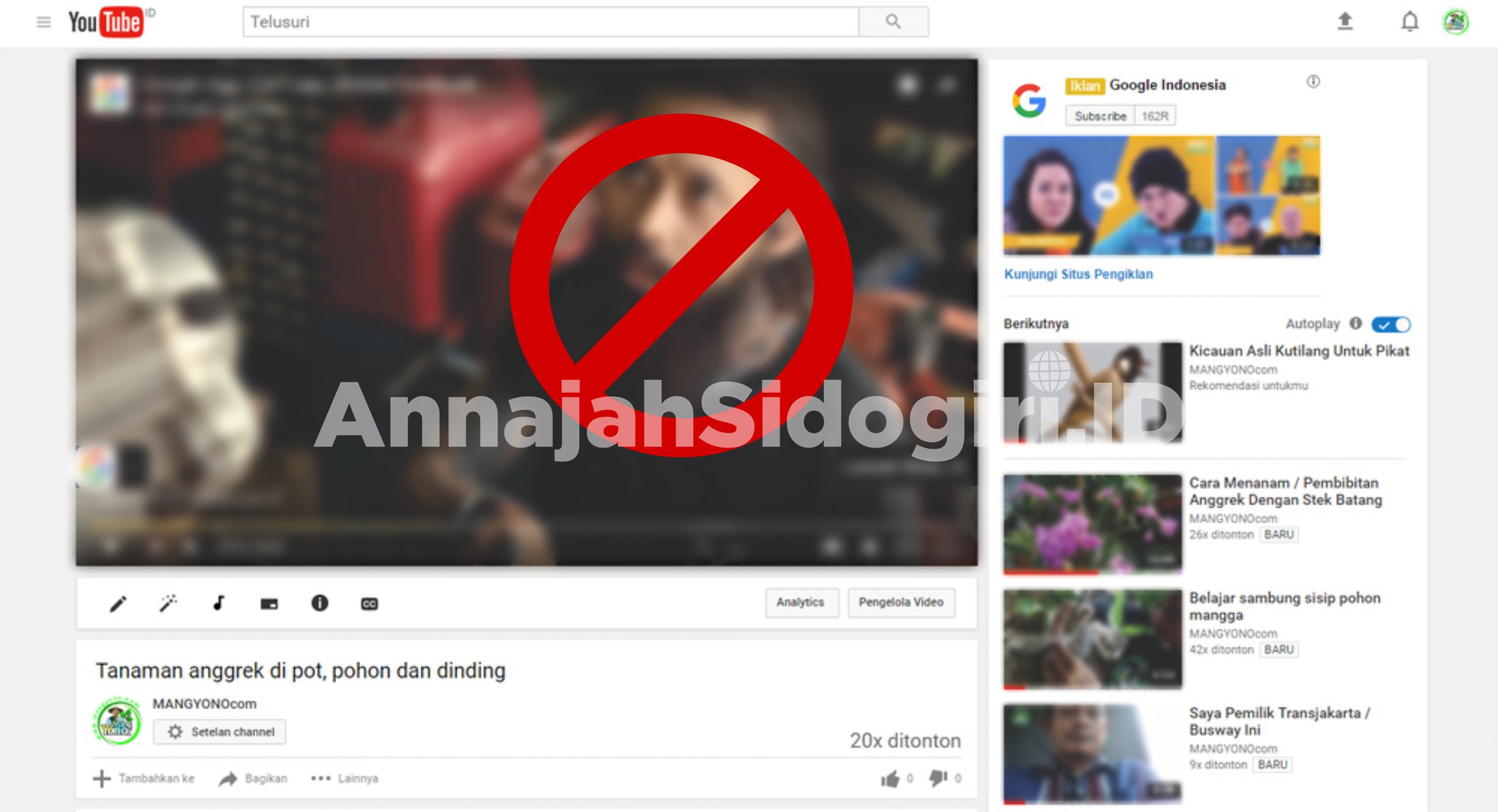 bahaya Iklan youtube