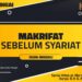 Makrifat Sebelum Syariat